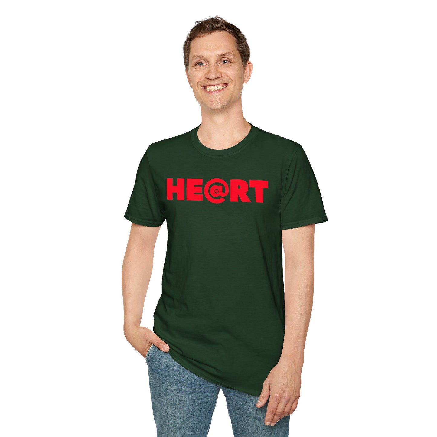 AT HEART Unisex Softstyle 100% Cotton T-Shirt