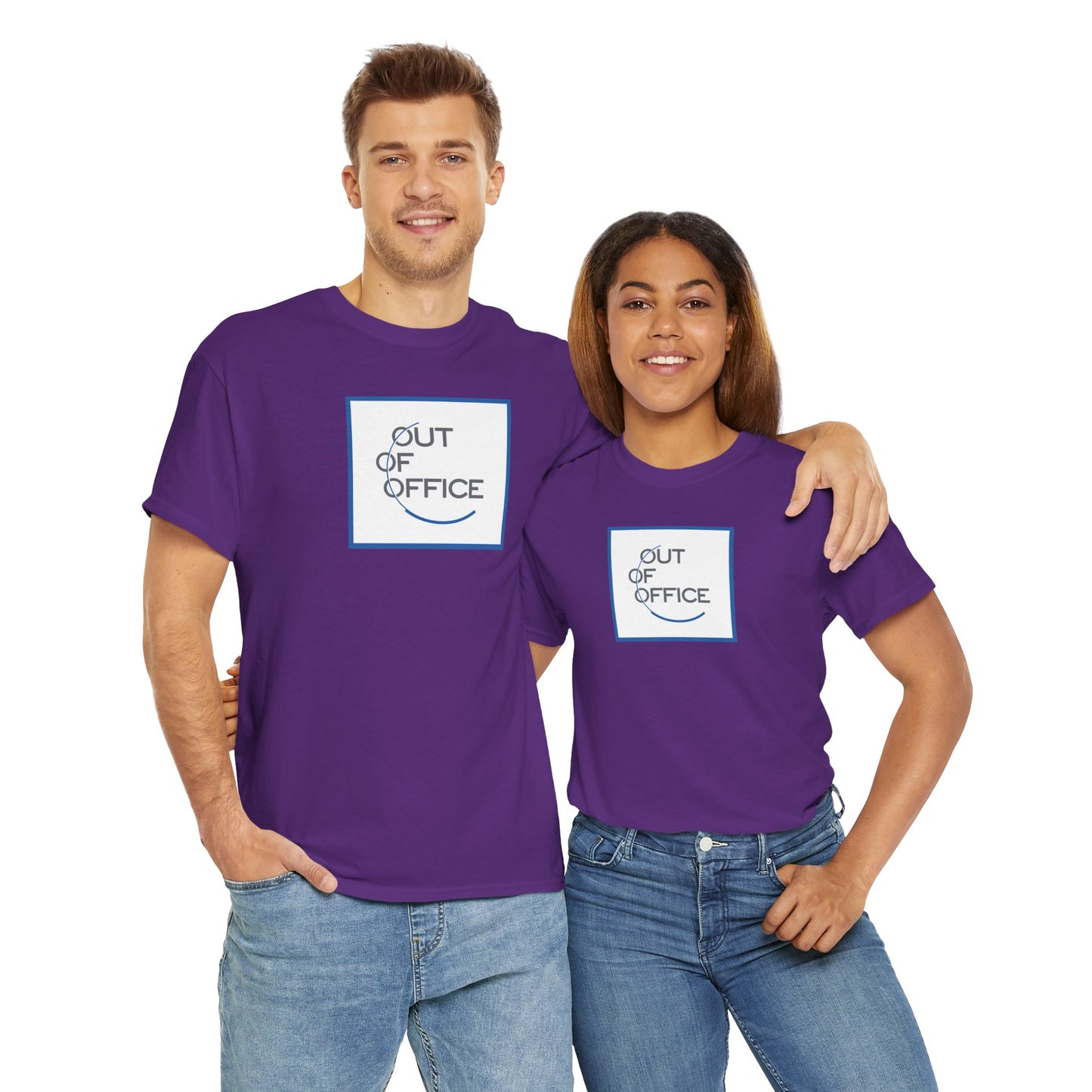 OUT OF OFFICE Unisex Heavy Cotton Tee