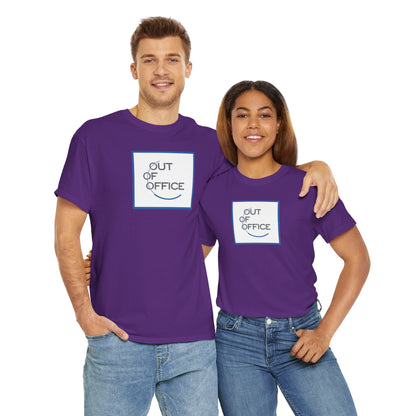 OUT OF OFFICE Unisex Heavy Cotton Tee