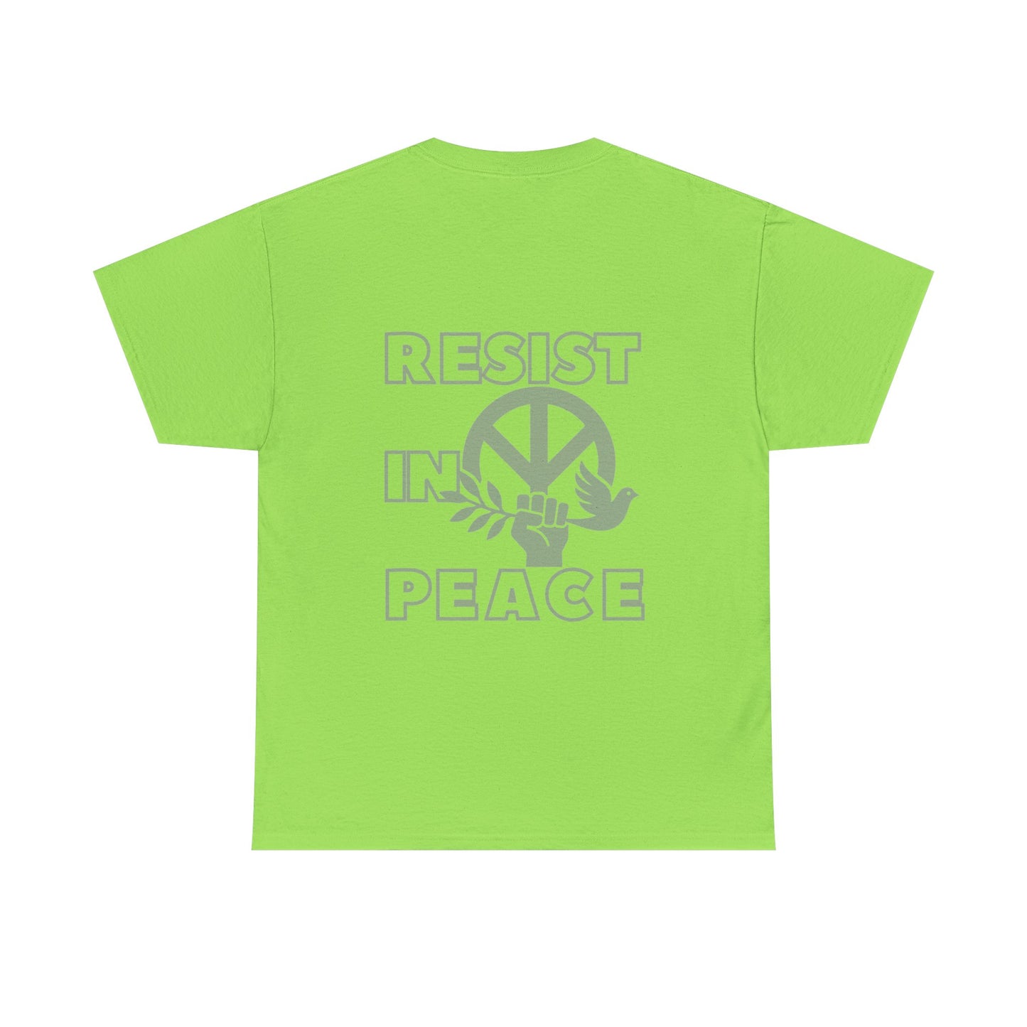 RESIST IN PEACE Unisex Heavy Cotton Tee