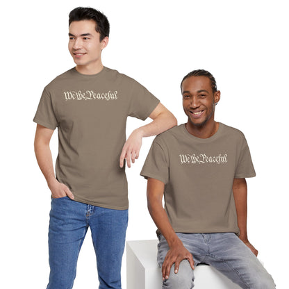 WE THE PEACEFUL Unisex Heavy Cotton Tee