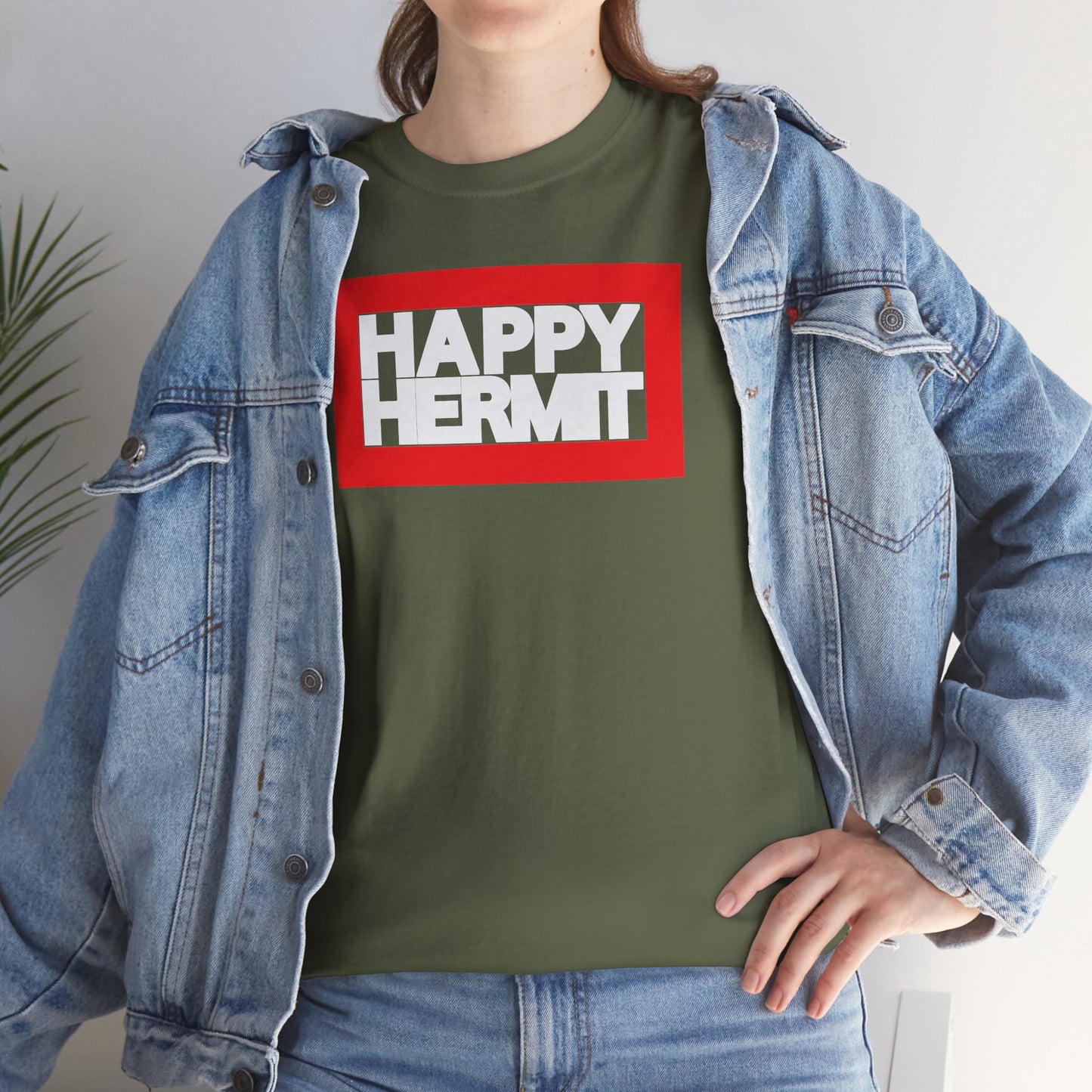 HAPPY HERMIT Unisex Heavy Cotton Tee