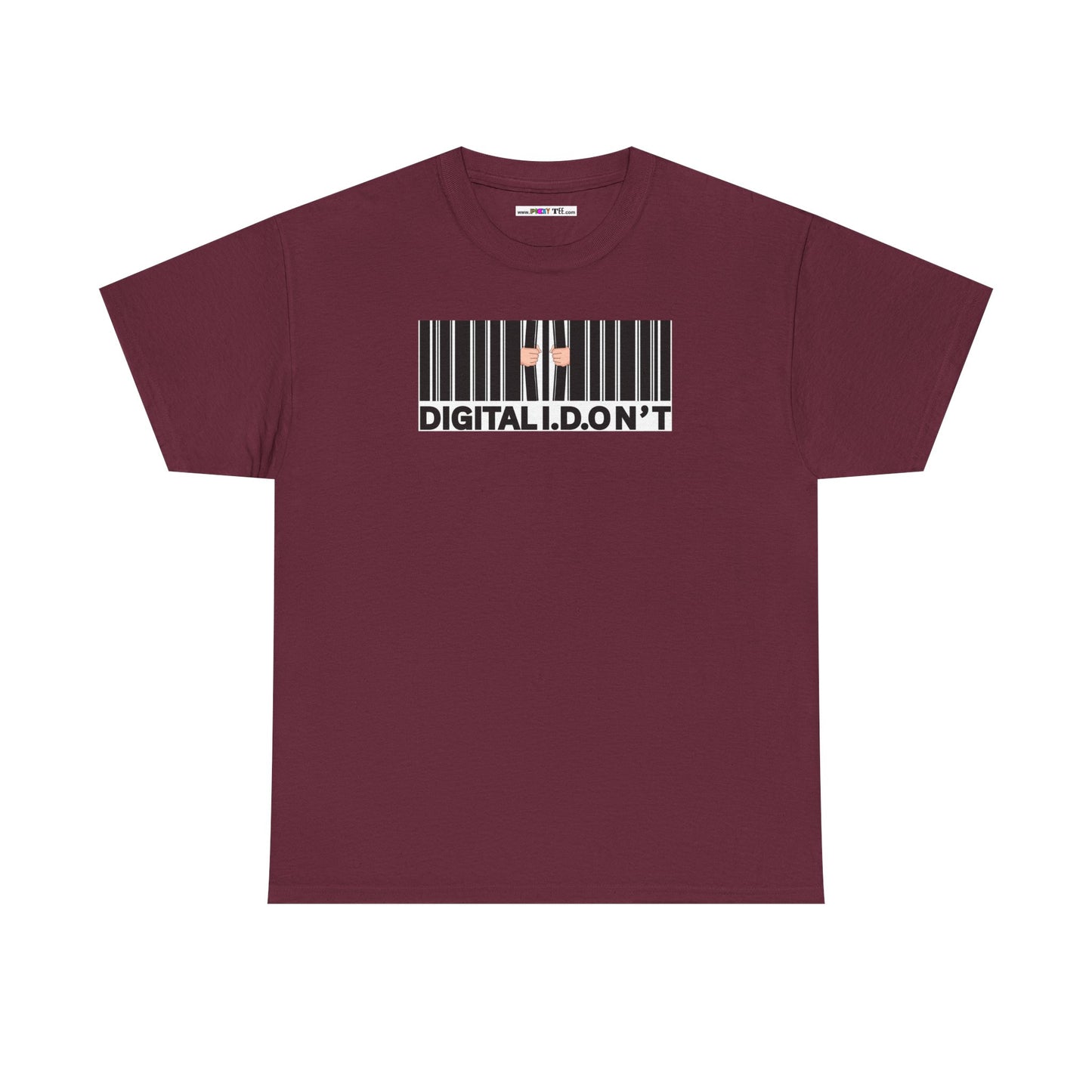 DIGITAL I.D.ON'T Unisex Heavy Cotton Tee