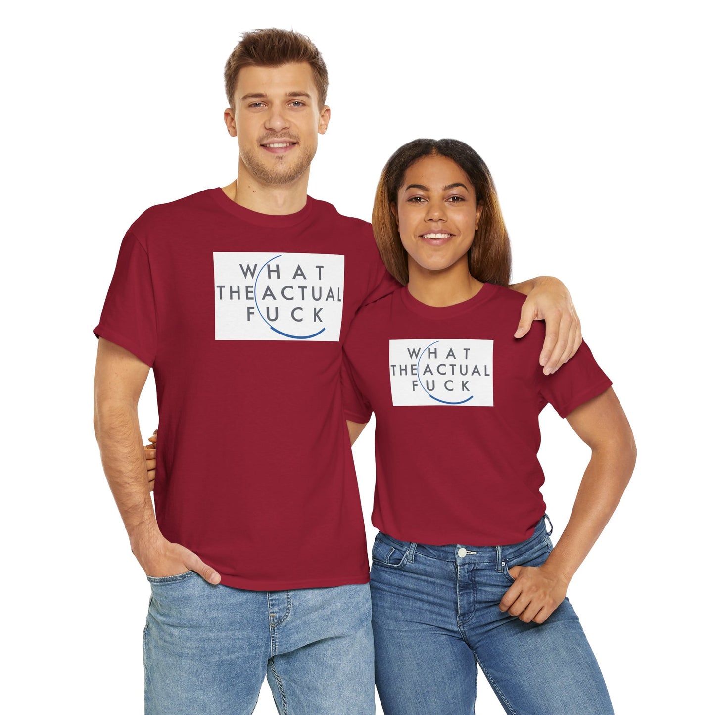 WHAT THE ACTUAL FUCK Unisex Heavy Cotton Tee