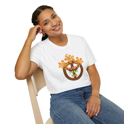 PEACE TREE TEE Unisex Softstyle 100% Cotton T-Shirt