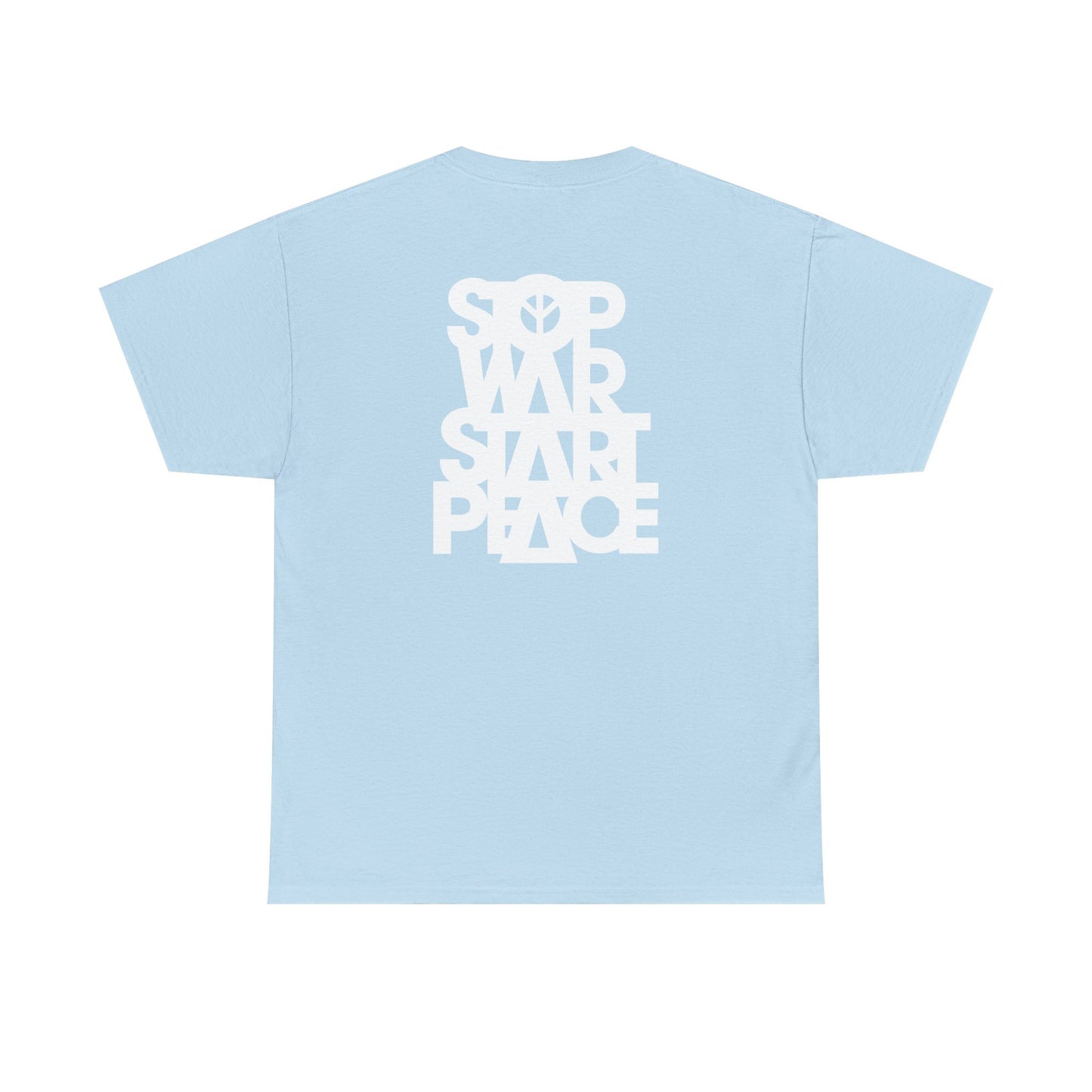 STOP WAR START PEACE Unisex Heavy Cotton Tee