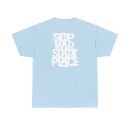 STOP WAR START PEACE Unisex Heavy Cotton Tee