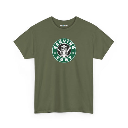 SERVINGCUNT Unisex Heavy Cotton Tee
