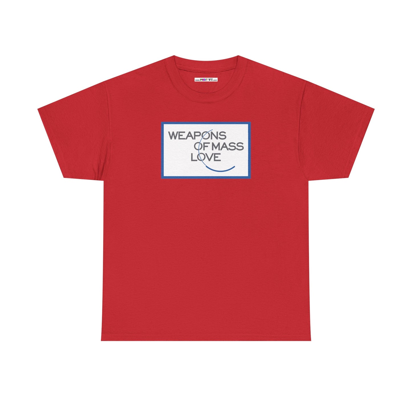 WEAPONS OF MASS LOVE Unisex Heavy Cotton Tee