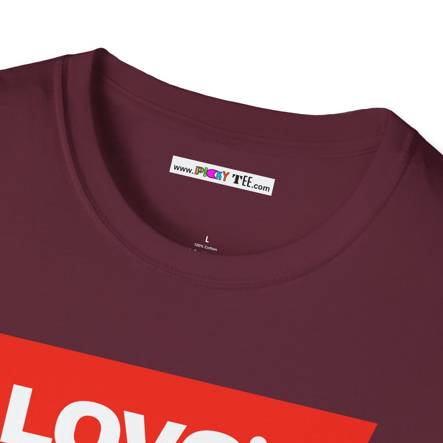 LOVE'S Unisex Softstyle 100% Cotton T-Shirt