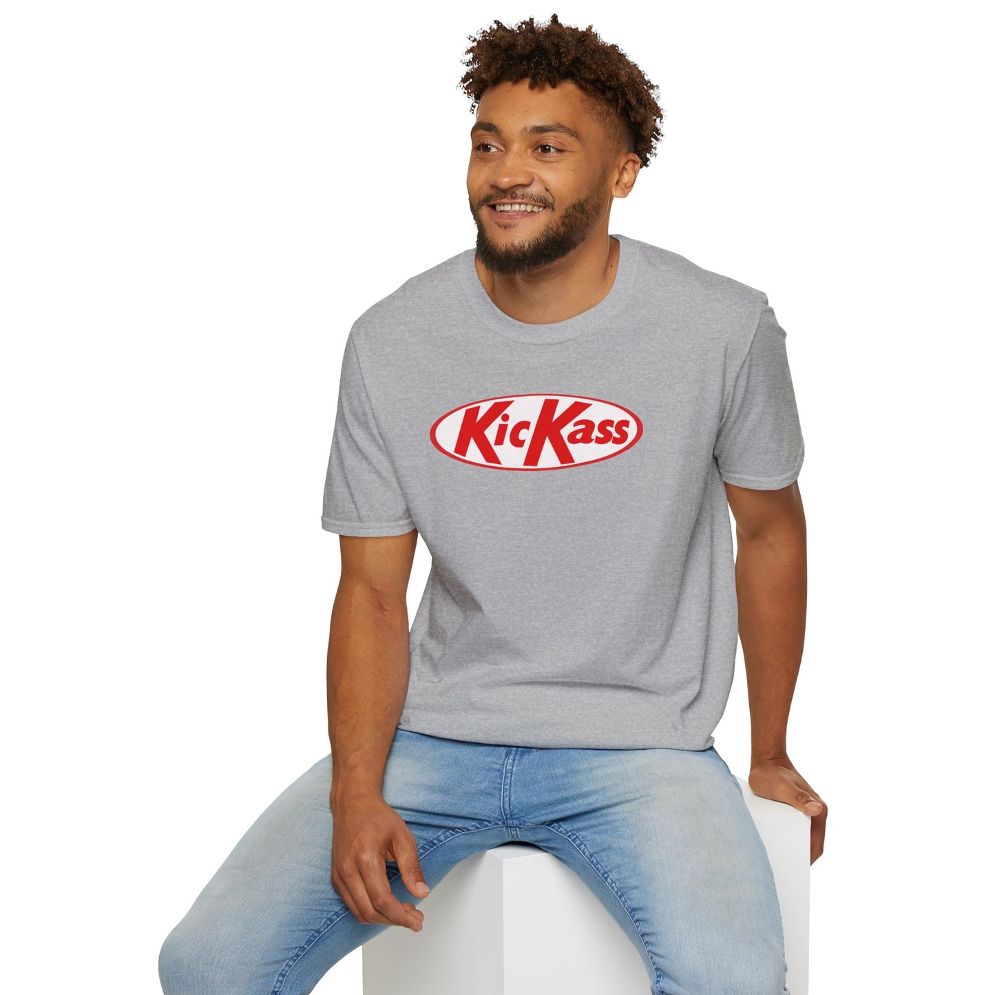 KicKass Unisex Softstyle 100% Cotton T-Shirt