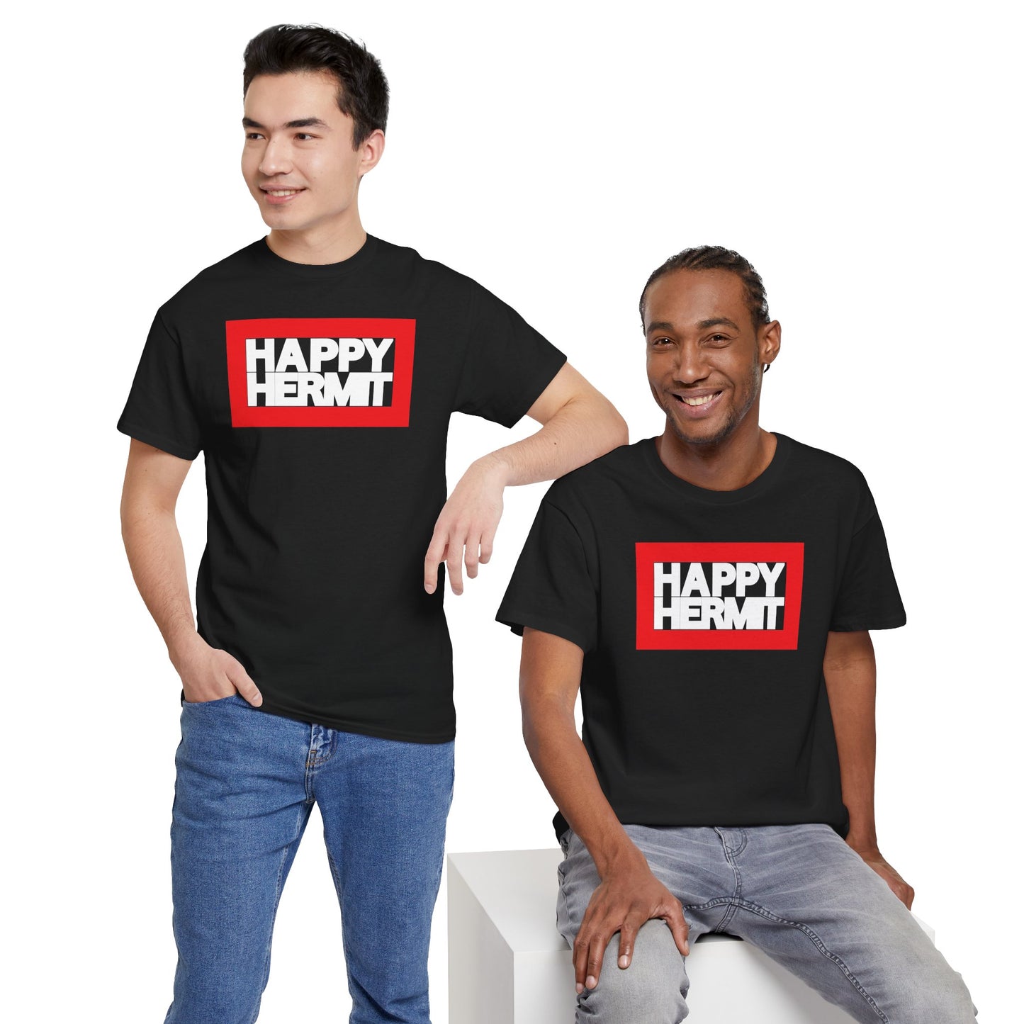 HAPPY HERMIT Unisex Heavy Cotton Tee