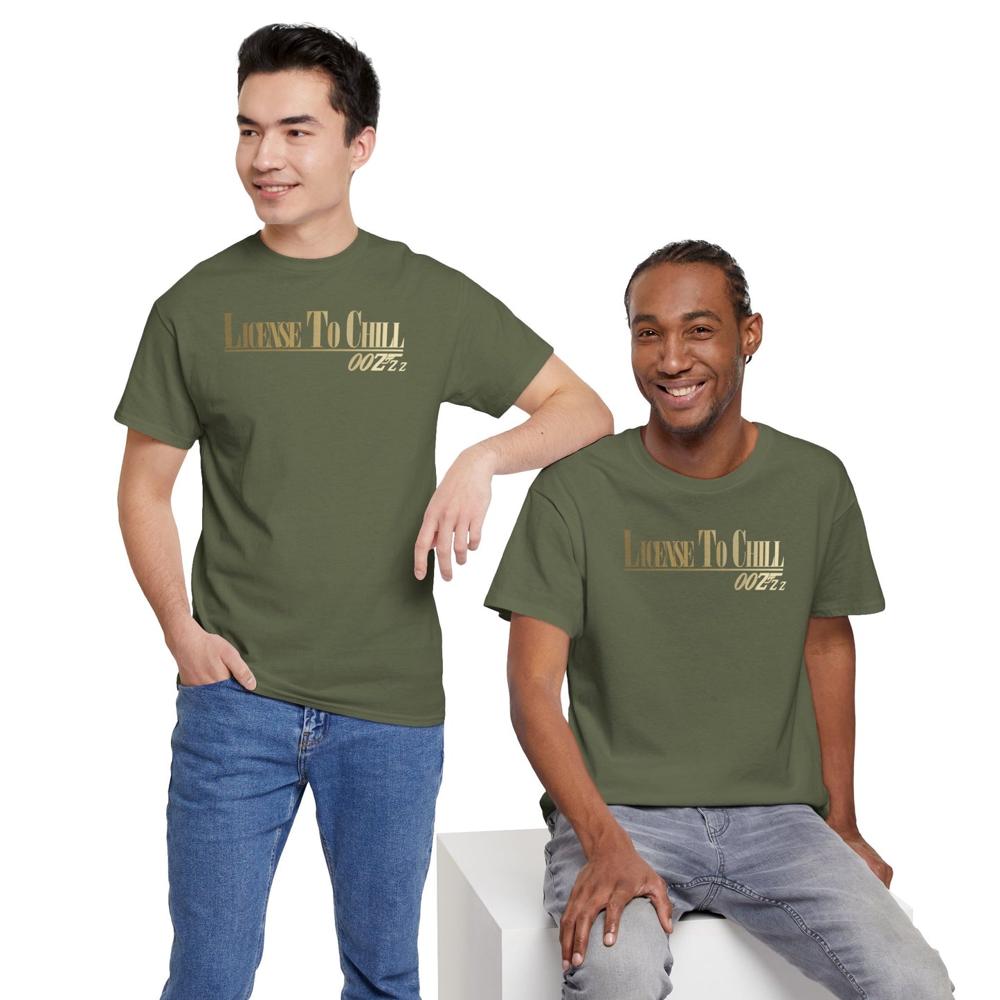 LICENSE TO CHILL 00Zzz Unisex Heavy Cotton Tee