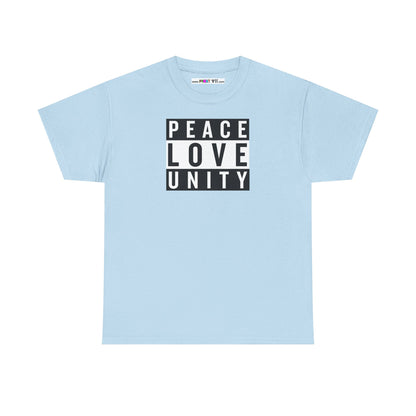 PEACELOVEUNITY Unisex Heavy Cotton Tee