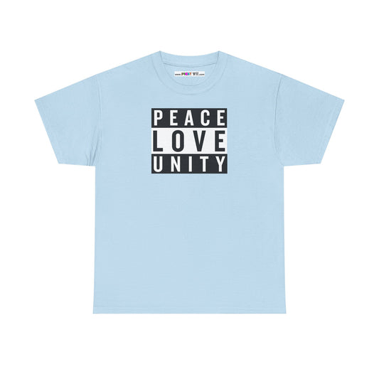 PEACELOVEUNITY Unisex Heavy Cotton Tee