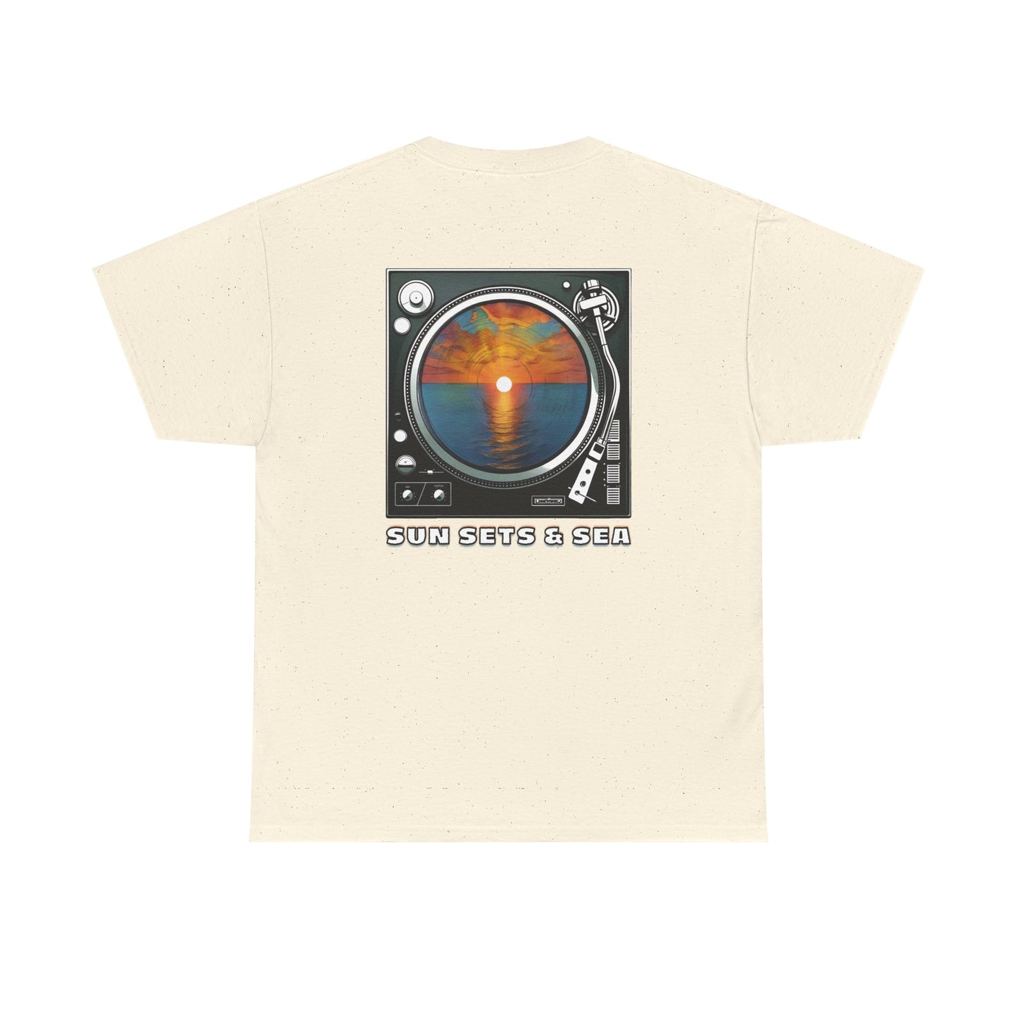 SUN SETS & SEA Unisex Heavy Cotton Tee