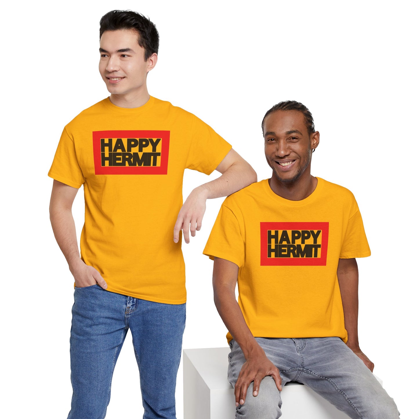 HAPPY HERMIT Unisex Heavy Cotton Tee