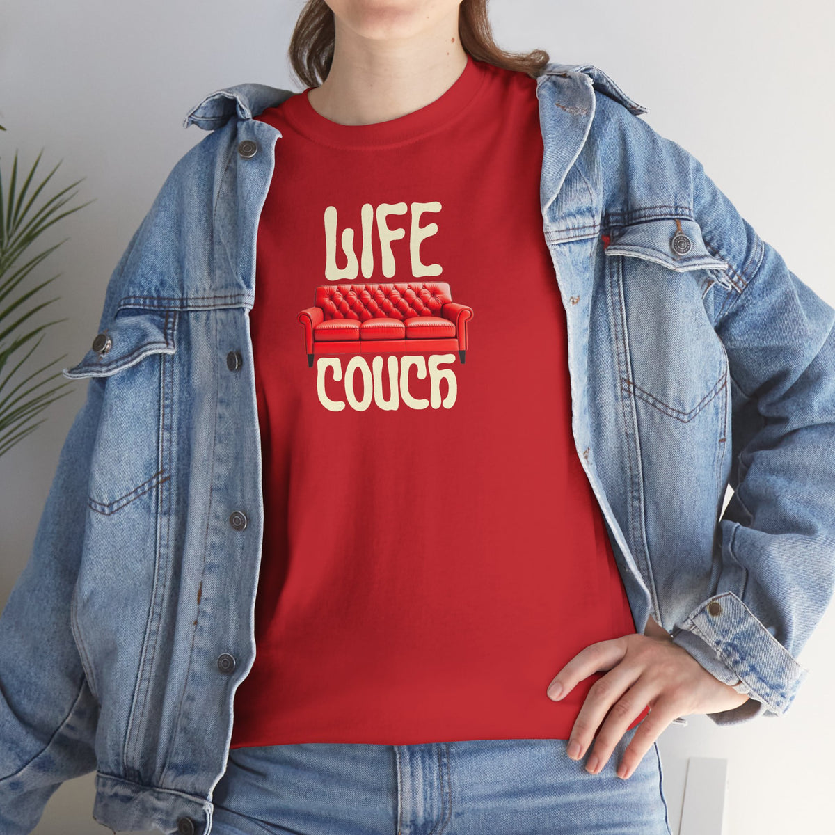LIFE COUCH Unisex Heavy Cotton Tee