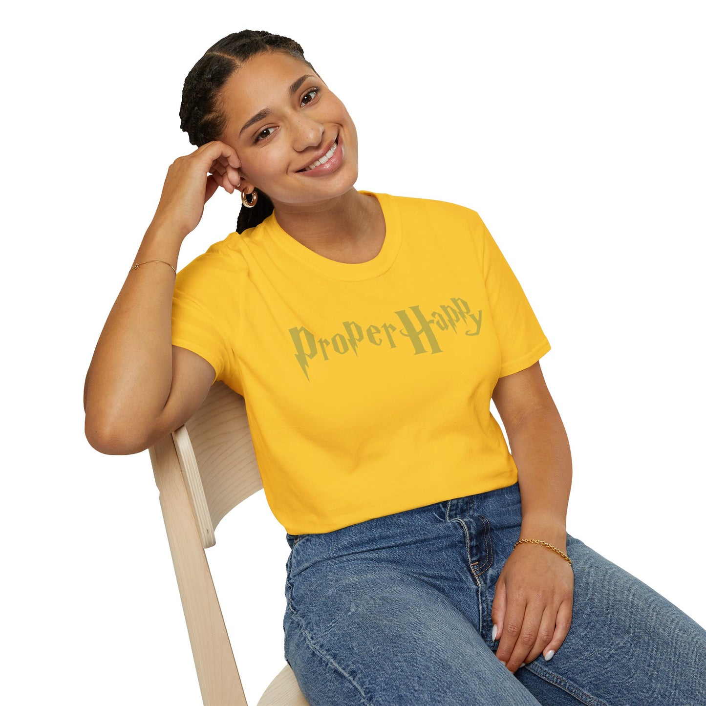 Proper Happy Unisex Softstyle 100% Cotton T-Shirt