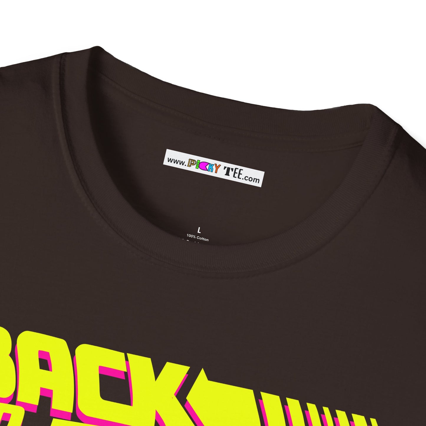 BACK TO THE EIGHTIES Unisex Softstyle 100% Cotton T-Shirt