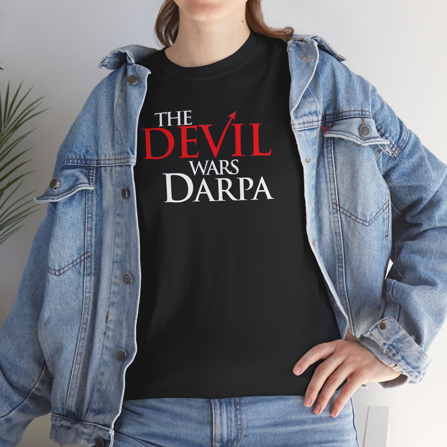 THE DEVIL WARS DARPA Unisex Heavy Cotton Tee