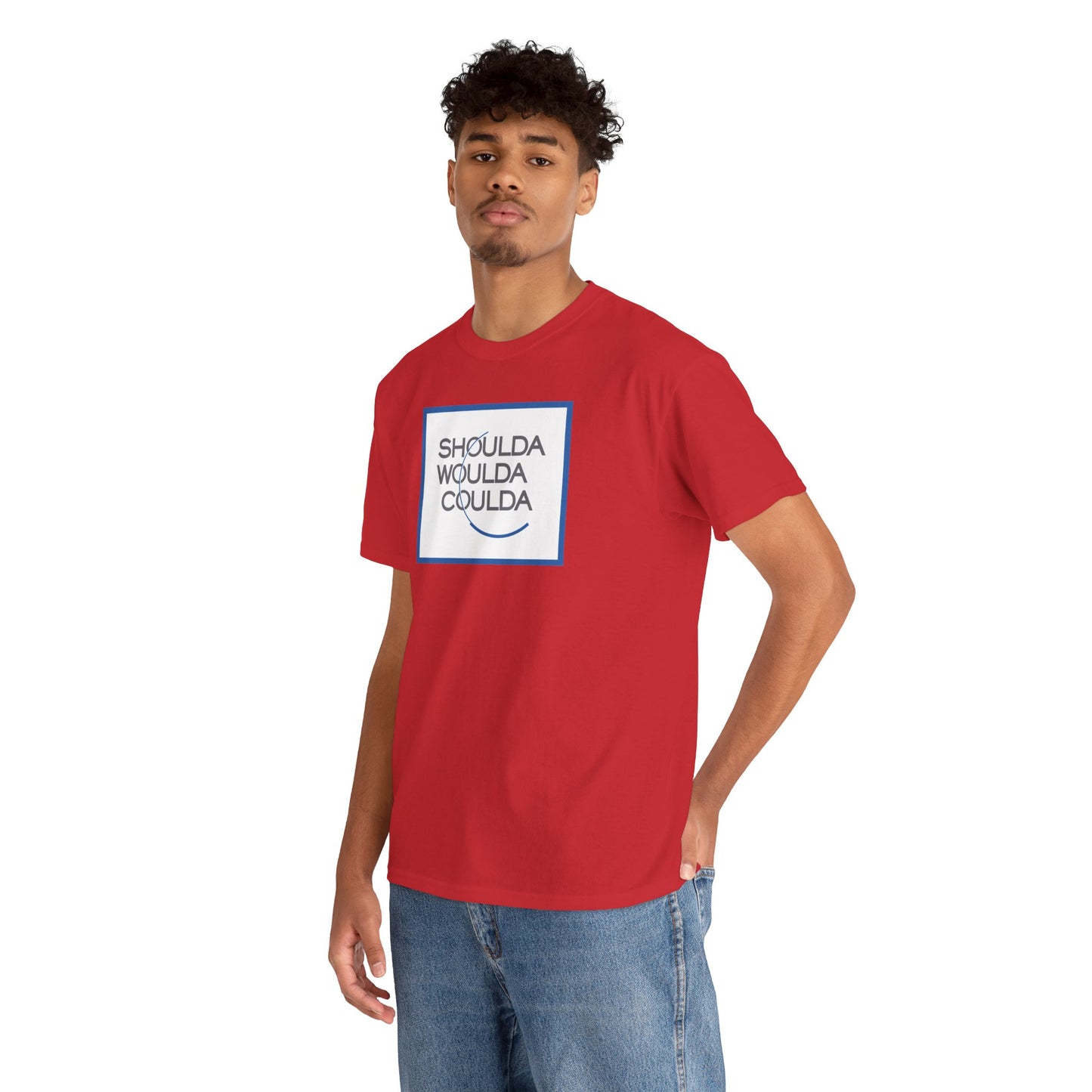 SHOULDA WOULDA COULDA Unisex Heavy Cotton Tee