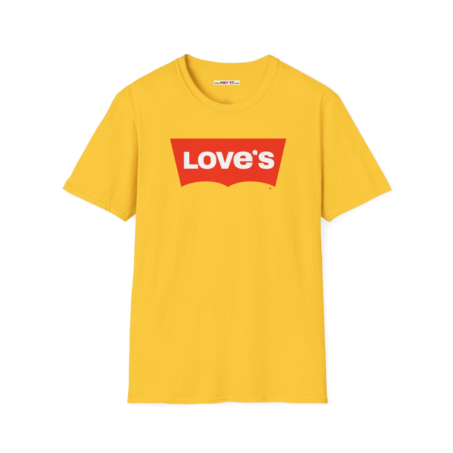 LOVE'S Unisex Softstyle 100% Cotton T-Shirt