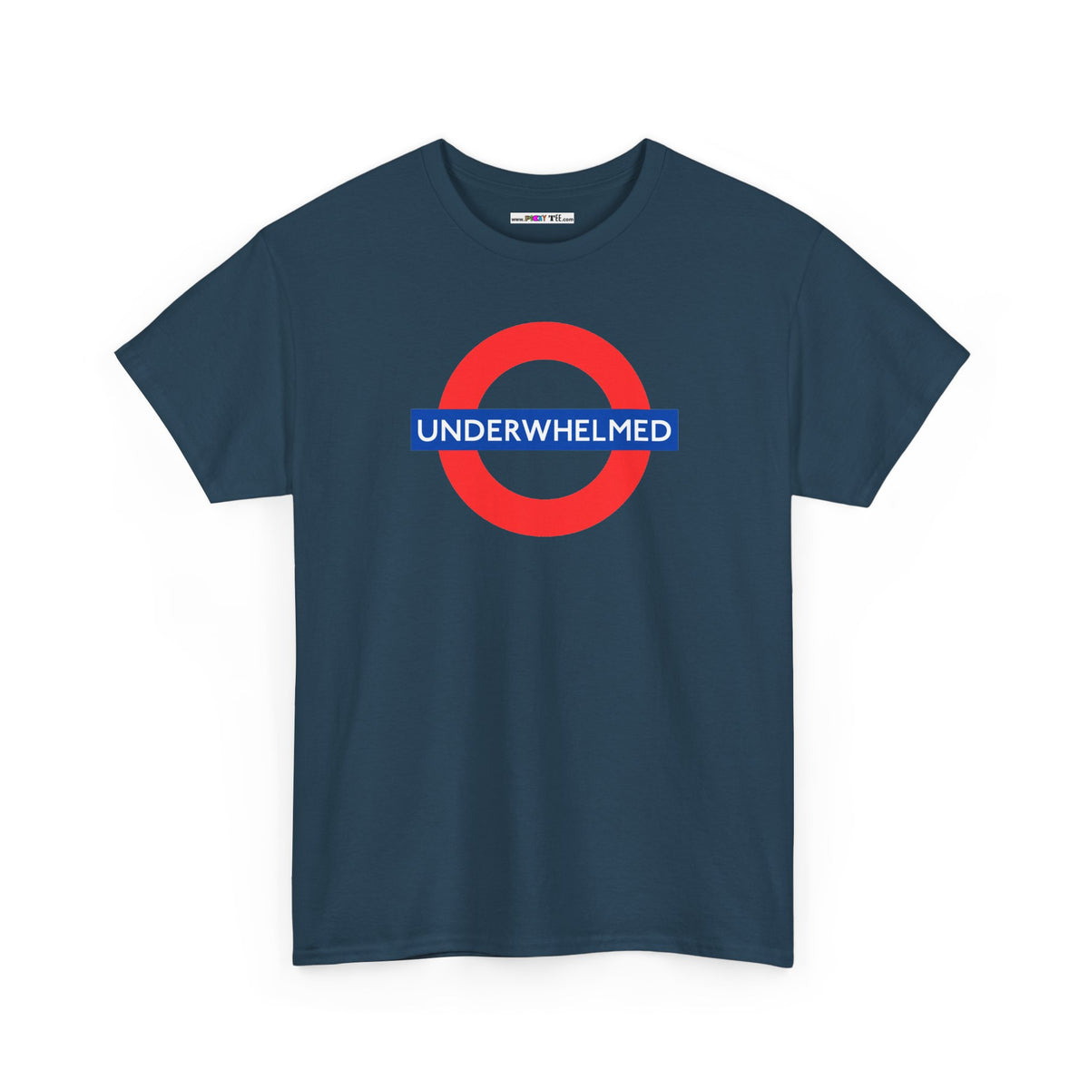 UNDERWHELMED Unisex Heavy Cotton Tee