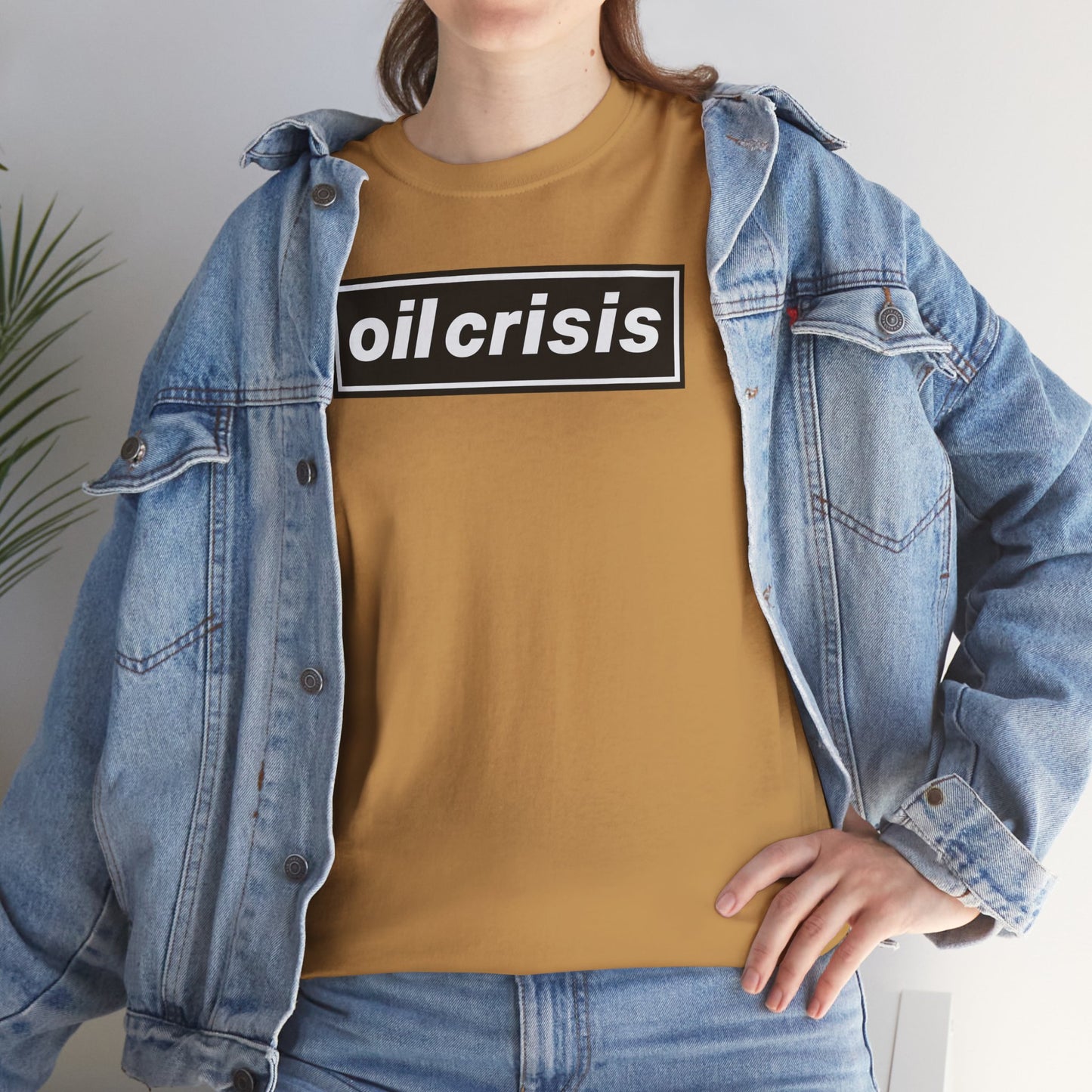 oil crisis/Foil THE crisis Unisex Heavy Cotton Tee