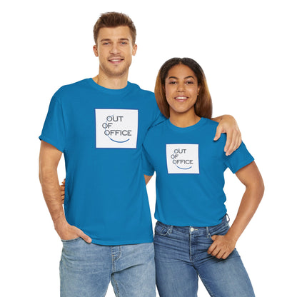 OUT OF OFFICE Unisex Heavy Cotton Tee