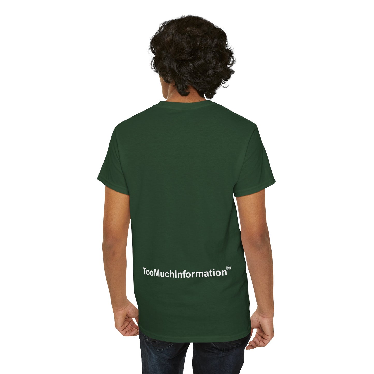TooMuchInformation TMI Unisex Heavy Cotton Tee
