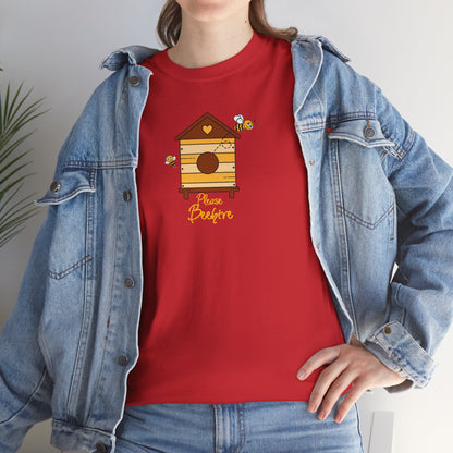 Please Beehive Unisex Heavy Cotton Tee
