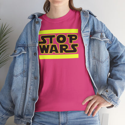 STOP WARS Unisex Heavy Cotton Tee