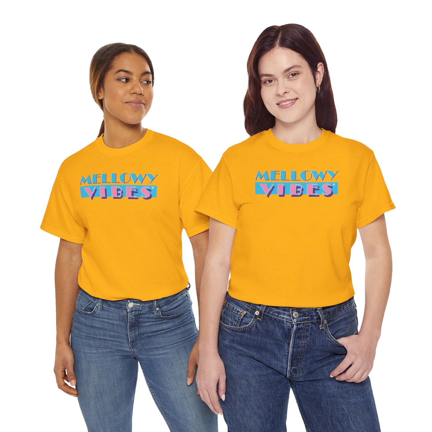 MELLOWY VIBES Unisex Heavy Cotton Tee