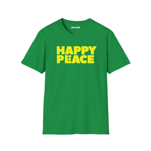 HAPPY PLACE/PEACE Unisex Softstyle 100% Cotton T-Shirt