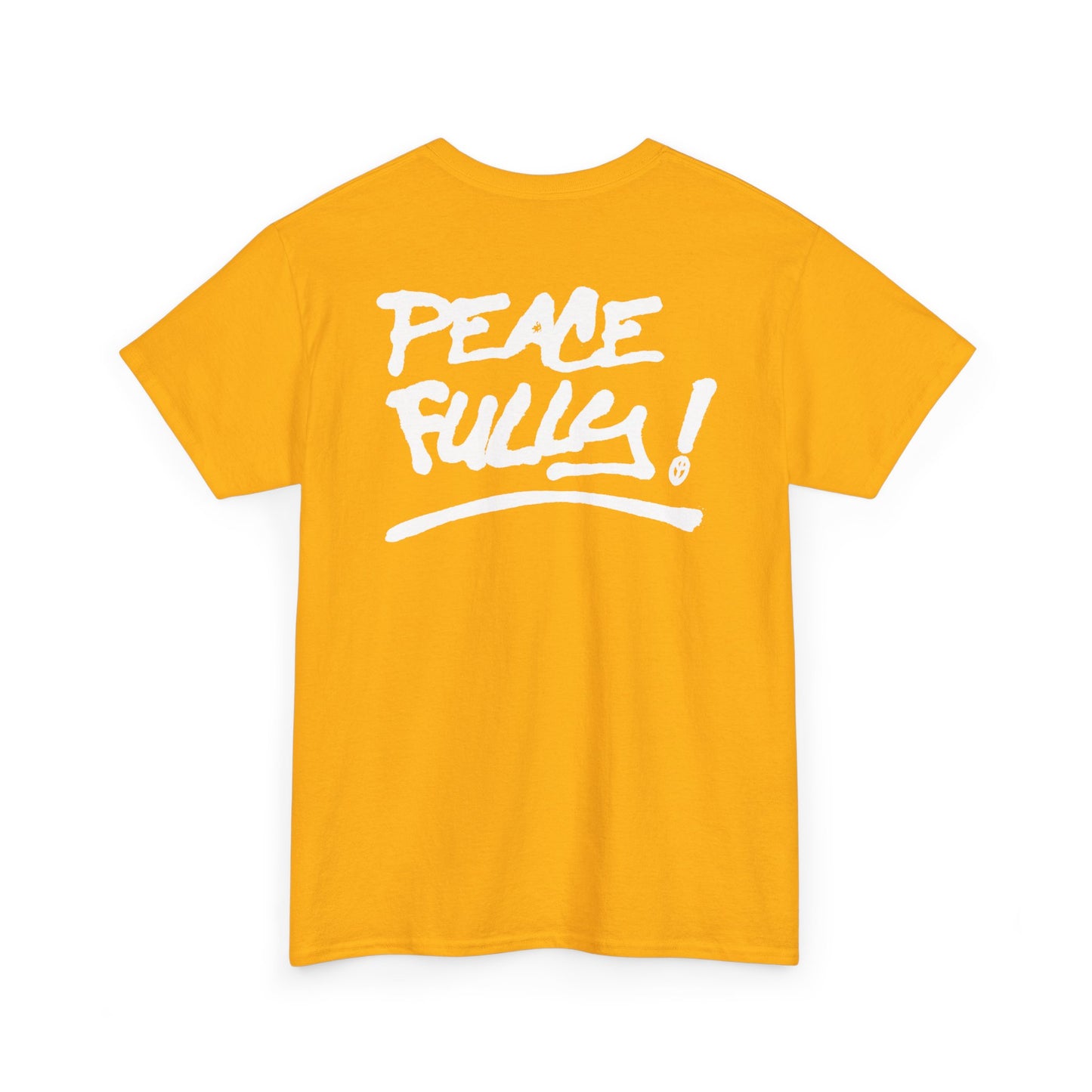 PEACEFULLY! Unisex Heavy Cotton Tee