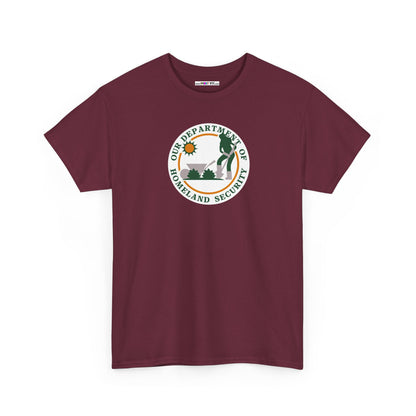 HOMELAND SECURITY (OUR DEPARTMENT OF) Unisex Heavy Cotton Tee