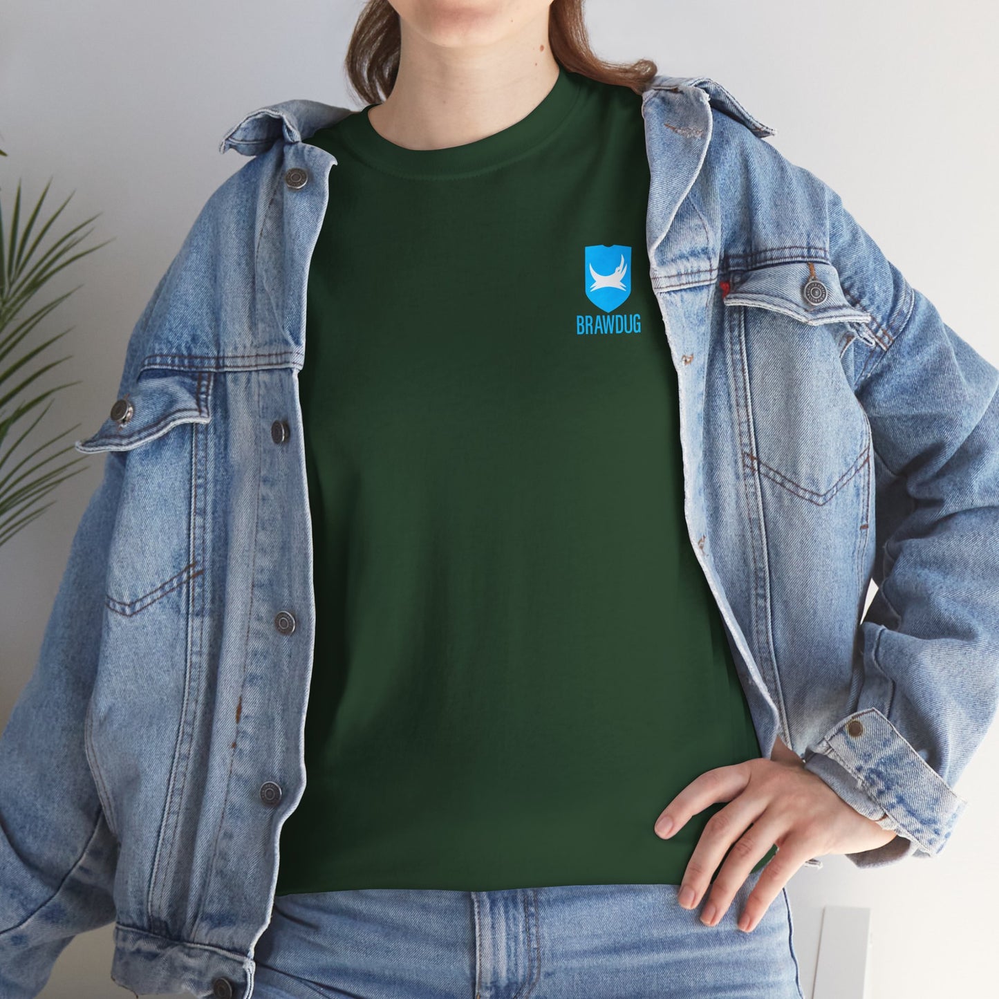 BRAWDUG Unisex Heavy Cotton Tee
