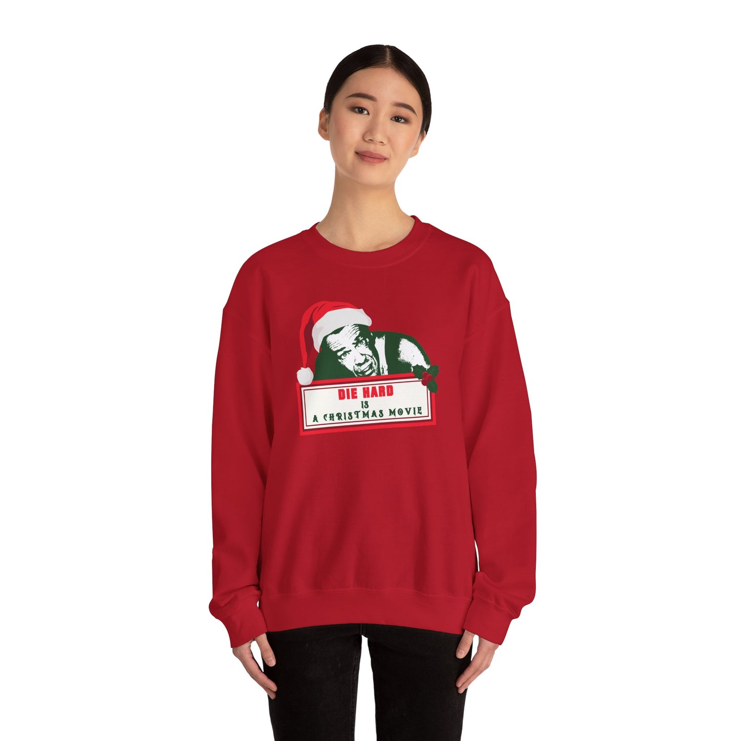 DIE HARD IS A CHRISTMAS MOVIE Unisex Heavy Blend™ Crewneck Sweatshirt