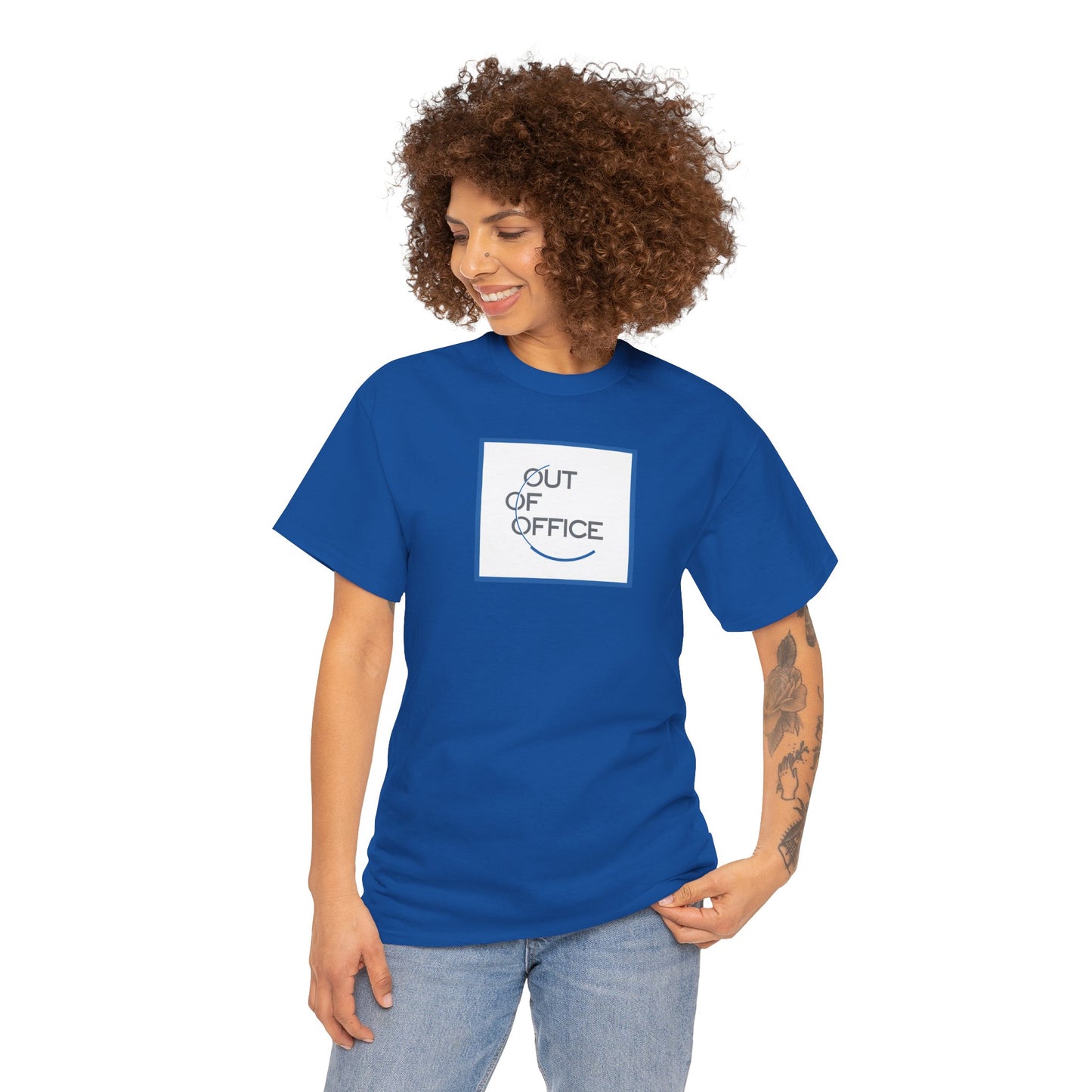 OUT OF OFFICE Unisex Heavy Cotton Tee