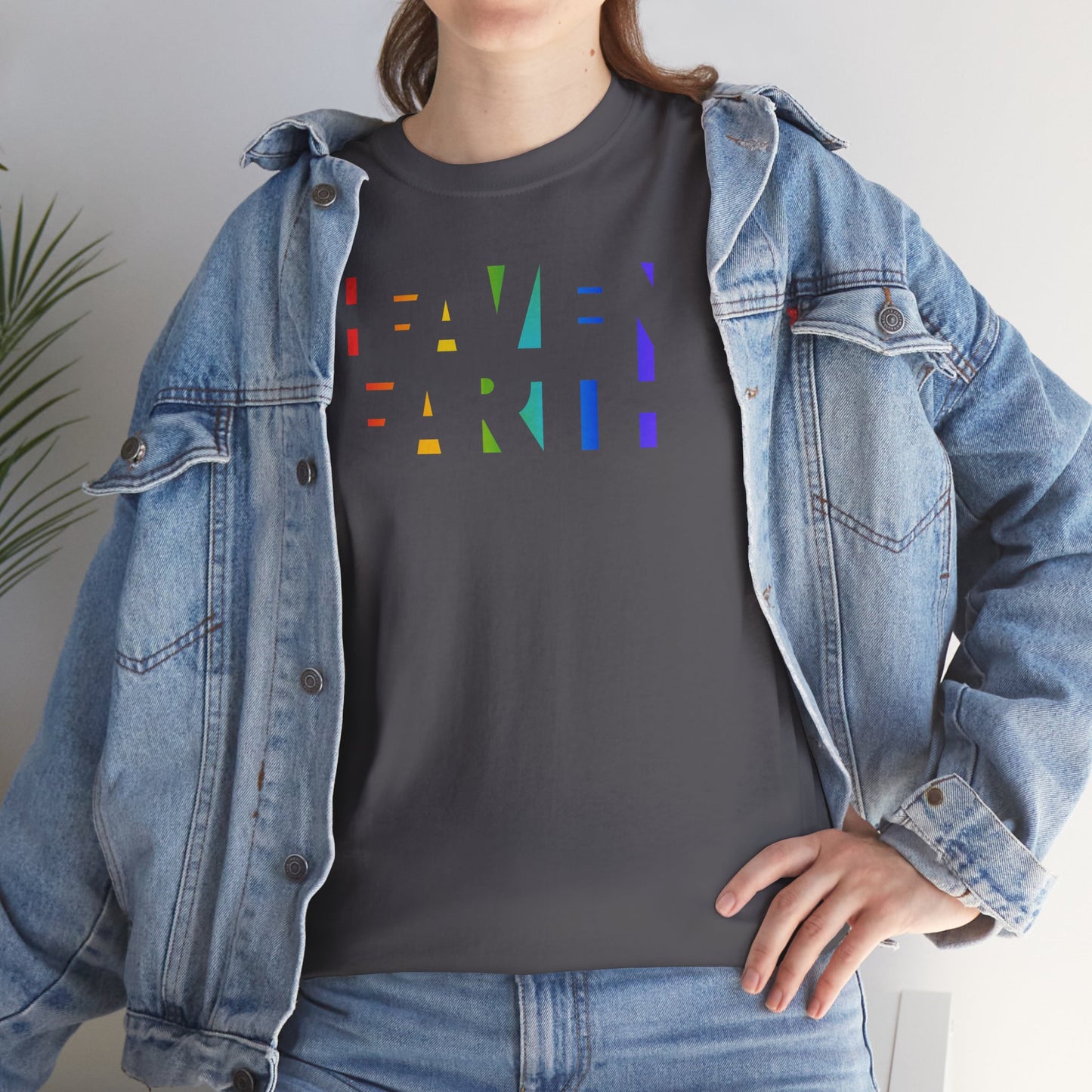 HEAVEN ON EARTH Unisex Heavy Cotton Tee — here now.