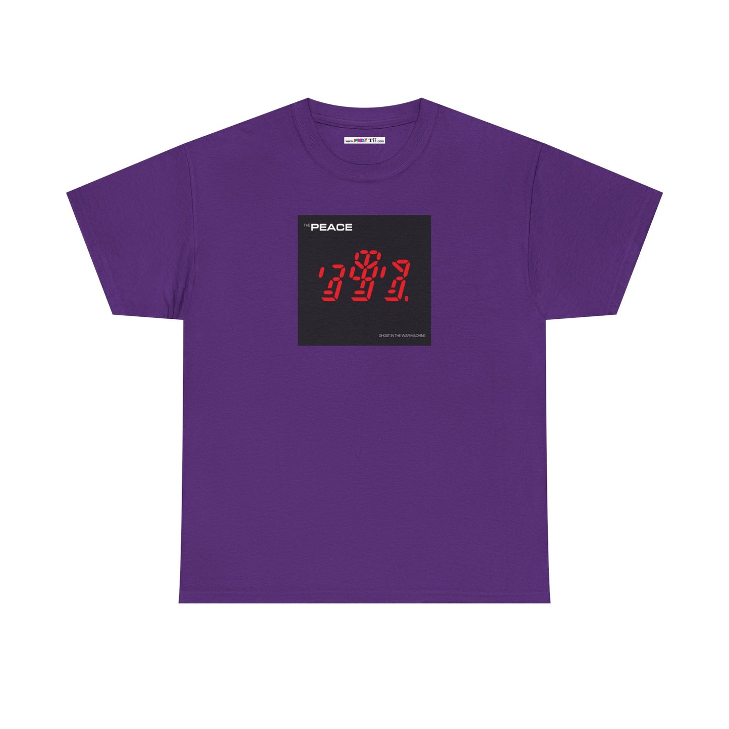 the PEACE ghost in the war-machine Unisex Heavy Cotton Tee