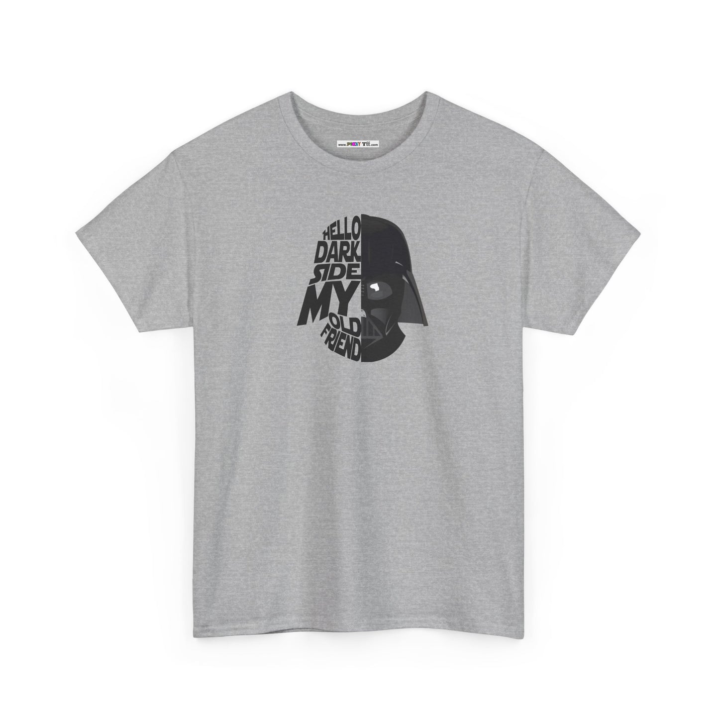 HELLO DARKSIDE MY OLD FRIEND Unisex Heavy Cotton Tee