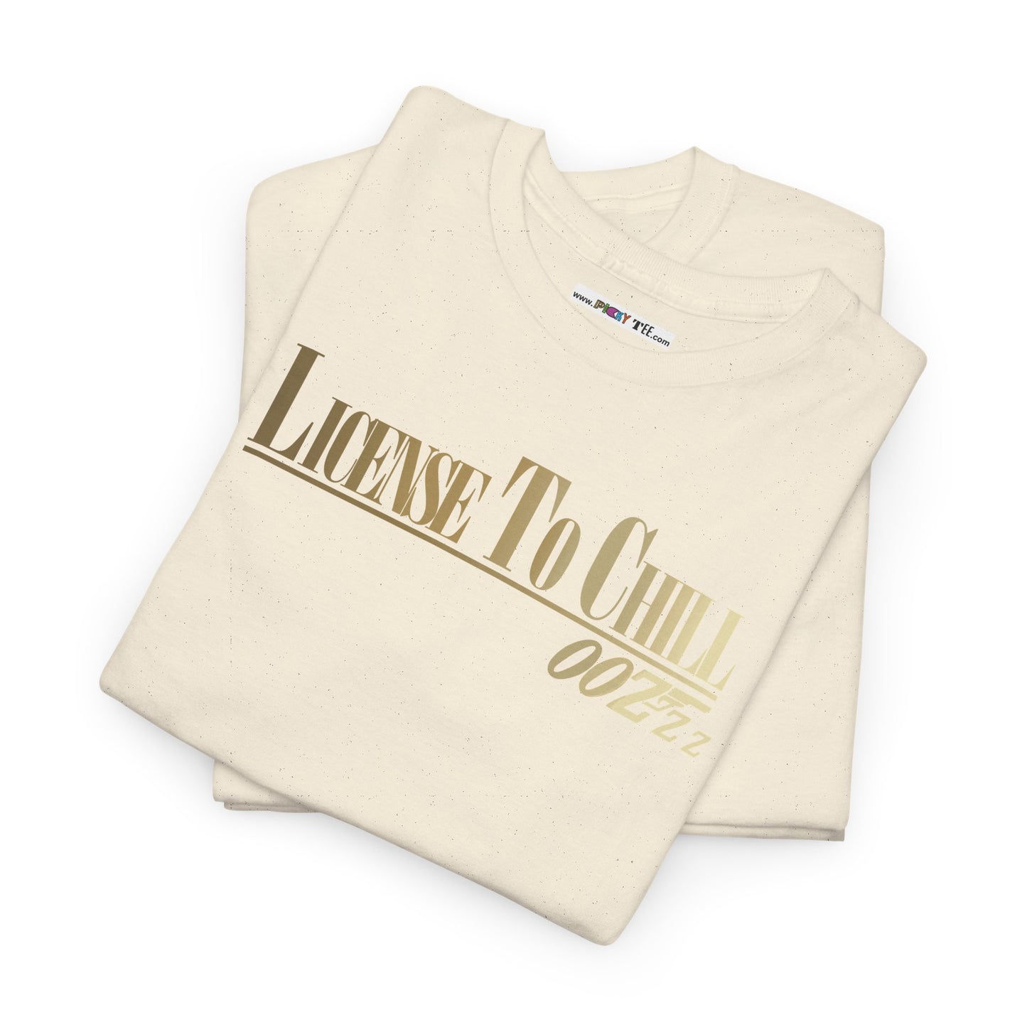 LICENSE TO CHILL 00Zzz Unisex Heavy Cotton Tee