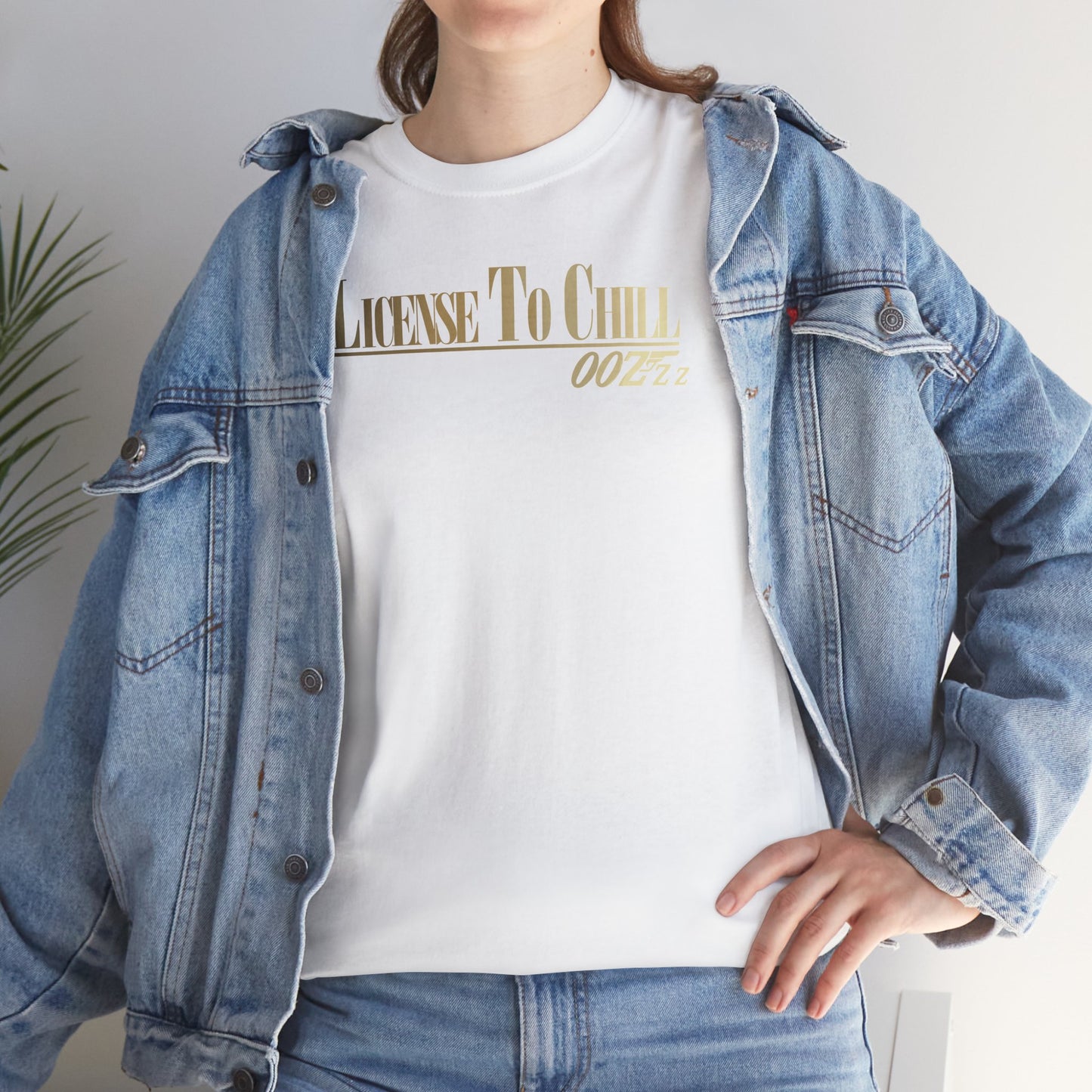 LICENSE TO CHILL 00Zzz Unisex Heavy Cotton Tee
