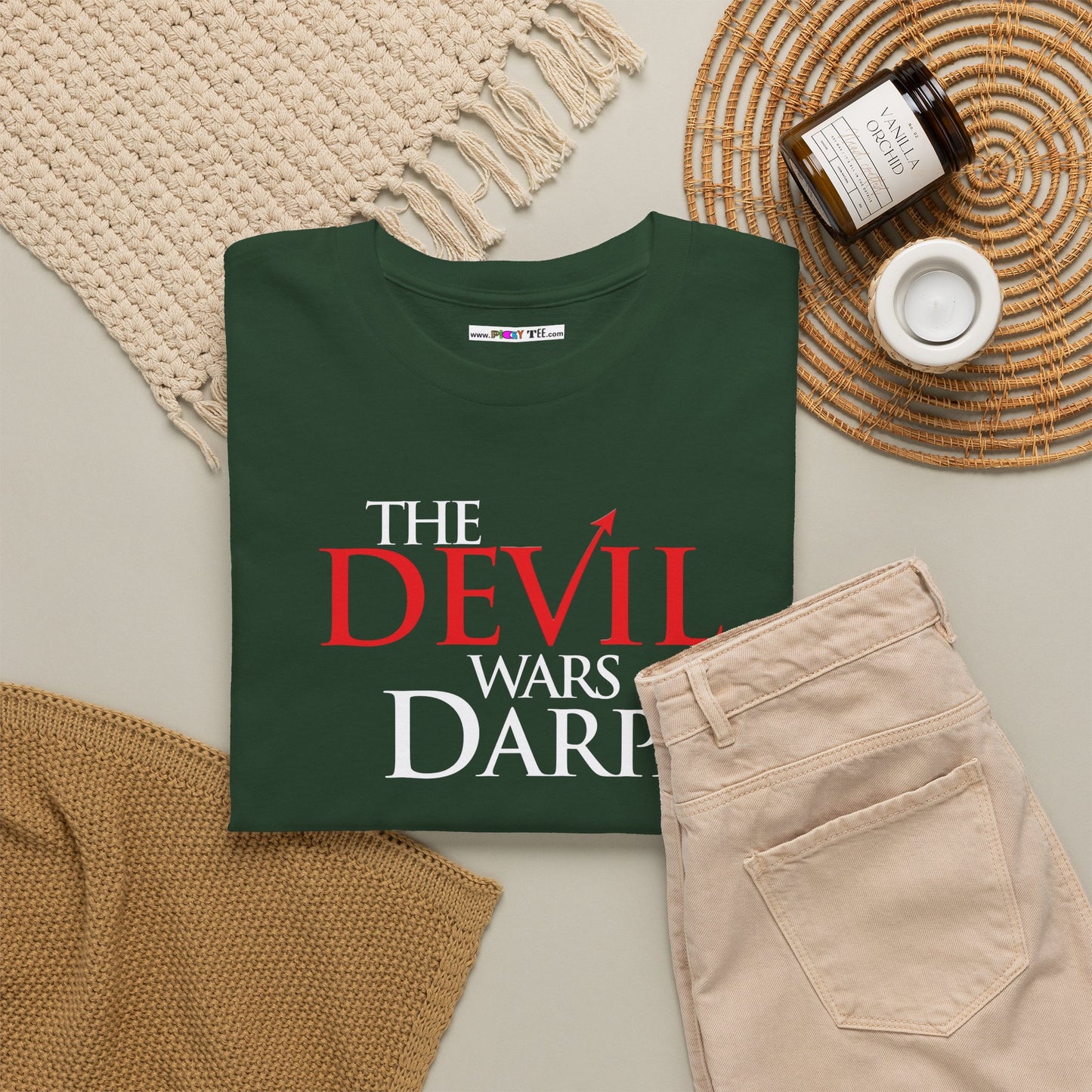 THE DEVIL WARS DARPA Unisex Heavy Cotton Tee
