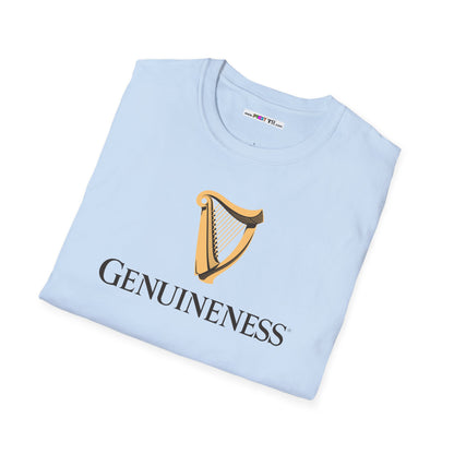 GENUINENESS Unisex Softstyle 100% Cotton T-Shirt