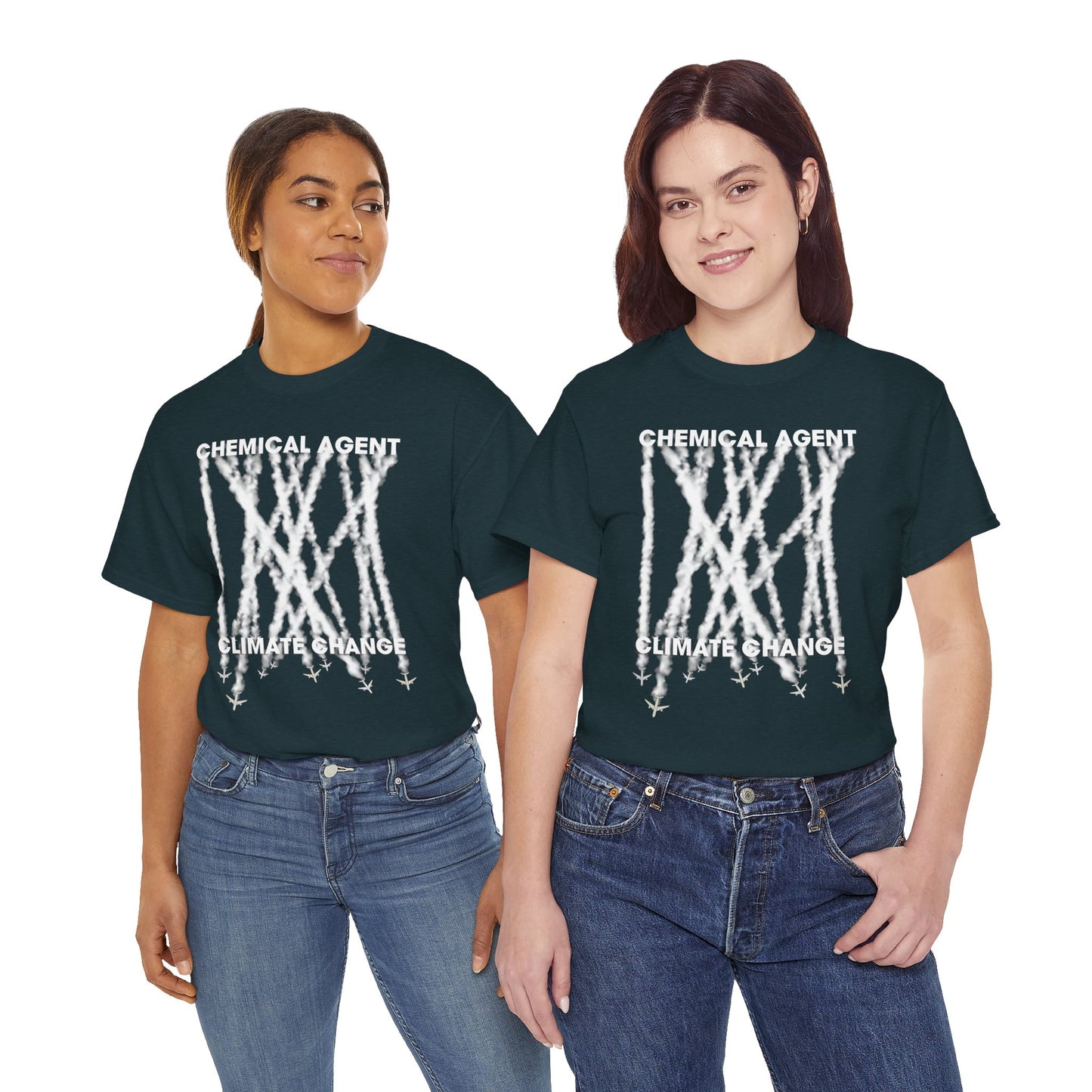 CHEMICAL AGENT/CLIMATE CHANGE Unisex Heavy Cotton Tee