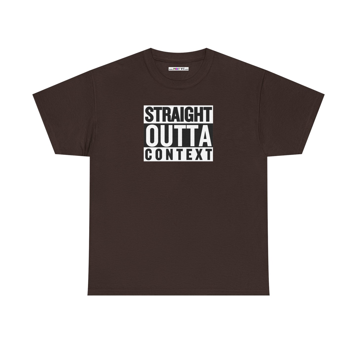 STRAIGHT OUTTA CONTEXT Unisex Heavy Cotton Tee