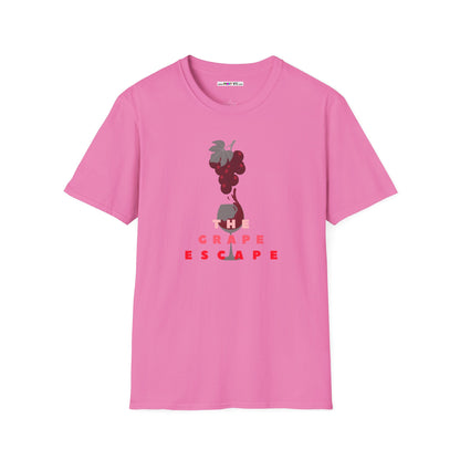 THE GRAPE ESCAPE Unisex Softstyle 100% Cotton T-Shirt